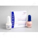 ECRINAL ONGLES Kit french manucure ongles blanc + base lissante rose - 2 Flacons de 10 ml