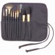 Fantasea Ensemble de (10) pinceaux cosmétiques - Pochette enroulable