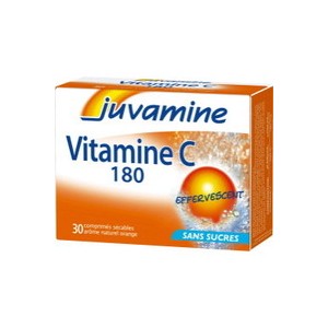 Vitamine C 180 mg sans sucres (Juvamine)