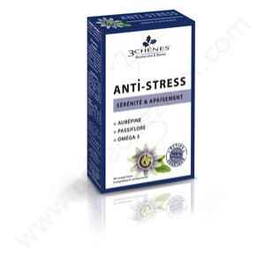 LES 3 CHENES PHYTOTHERAPIE Anti-Stress - Boîte de 30 comprimes (Les 3 Chenes)