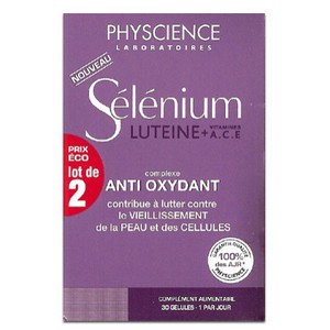 PHYSCIENCE: Selenium ACE Lutein lot 2 x 30 capsules (Physcience)