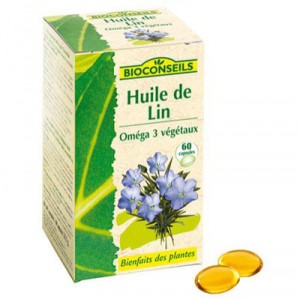 Organic Flaxseed Oil Capsules - Bioconseil - Ponroy (Ponroy)