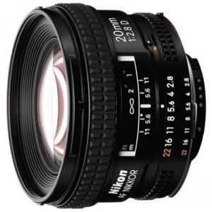 Nikon AF Nikkor 20mm f/2.8D Objectif pour Nikon