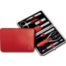 Zwilling - 97093 - 002 - 0 - Manicure Twinox - Trousse Manucure, 7 Pcs. Cuir Rouge