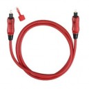 Oehlbach Toslink Opto Star (inkl. 3,5mm Adapter, Rot) Câble audio