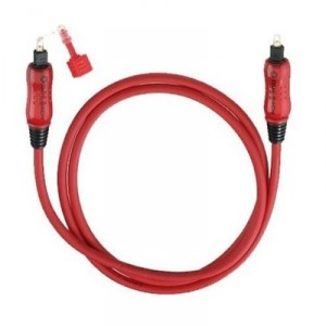 Oehlbach Toslink Opto Star (inkl. 3,5mm Adapter, Rot) Câble audio