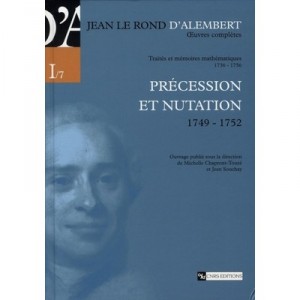 Oeuvres Completes De D'alembert , T.1, Volume 7 - Jean Le Rond D'alembert , Michelle Chapront-touze , Jean Souchay
