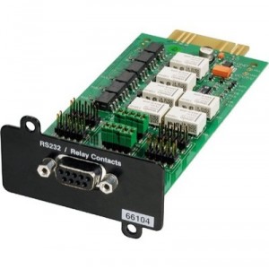 MGE Eaton Management Card Contact / RS232 Serial - carte de supervision distante (66104) Onduleur UPS