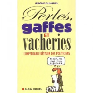 Perles Gaffes Et Vacheries , L'impensable Betisier Des Politiciens - Jerome Duhamel