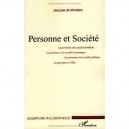 Personne Et Societe , La Personne Et La Societe Familiale, La Personne Et La Societe Economique, La Personne Et La Societe Poli