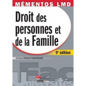 Droit Des Personnes Et De La Famille (9e Edition) - Corinne Renault-brahinsky
