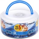 Support PHILIPS CD-R 700 Mo 52x dans Cakebox de 25 pcs. + 5 Gratuits (8712581439330)