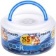 Support PHILIPS CD-R 700 Mo 52x dans Cakebox de 25 pcs. + 5 Gratuits (8712581439330)