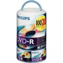 Support de stockage DVD-R 16x Philips DM4S6H20F Lot de 120 (8712581439491)