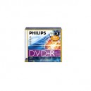 Support de stockage DVD-R 16x Philips (908210005746) Lot de 5