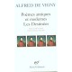 Poemes Antiques Et Modernes, Les Destinees - Alfred De Vigny
