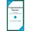 Programmation Lineaire - Eric Jacquet-lagreze