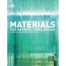 Materials For Architectural Design /anglais - Ballard Bell Rand
