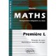 Controle Continu, Mathematiques , 1ere L , Enseignement Obligatoire Au Choix - Claudine Cherruau