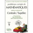 Mathematiques 2eme Annee , Centrale/supelec T.9 , Exercices Corriges - Jean Franchini