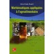Mathematiques Appliquees A L'agroalimentaire - Alain-claude Roudot