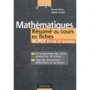 Mathematiques , Bcpst 1ere/2e Annee , Resume Du Cours En Fiches - Daniel Fredon