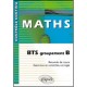 Controle Continu, Mathematiques , Bts Groupement B - Claudine Cherruau