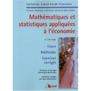 Mathematiques Et Statistiques Appliquees A L'economie (ga) - Marc Montousse , Gilles Barnichon