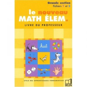 Mathematiques Elementaires Grande Section , Livre Du Professeur - Stoeckle Champeyrach
