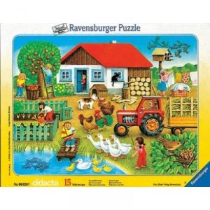 Ravensburger - Puzzle Enfant - Qui Va Avec Quoi - 15 Pièces