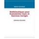 Mathematiques Pour Economistes , Cours Et Exercices Corriges - Brahim Idelhakkar
