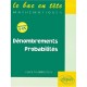Mathematiques Terminale S , Denombrements , Probabilites - Tchobrousty