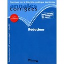 Concours De La Fonction Publique Territoriale , Redacteur , Annales Corriges , Concours Externe, Interne Et 3e Concours, Catego