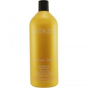 Redken Après shampooing démêlant et fortifiant Blonde Glam pour cheveux blonds naturels, cheveux é...