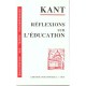 Reflexions Sur L'education - Emmanuel Kant