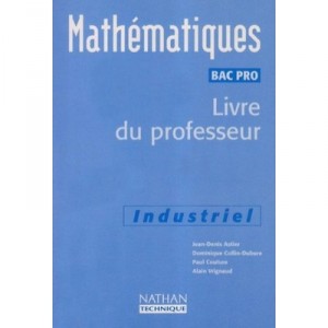 Mathematiques , Bac Pro Industriels , Livre Du Professeur (edition 2001) - Brigitte Vrignaud