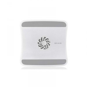 Belkin - Support ventilé pour Ordinateur Portable - Blanc Ventilateur