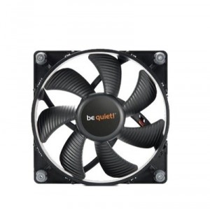 Be Quiet Ventilateur 120mm - PWM - 50 CFM max - SilentWings 120 mm PWM - Noir Ventilateur de refroidissement du boîtier