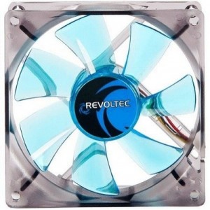 Ventilateur Revoltec AirGuard PRO 92x 92x25mm Ventilateur de refroidissement du boîtier, Réducteur de bruit