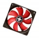 Xilence Ventilateur - 120 mm - 68 CFM - 21 dBA - Red Wing - XPF120.R Ventilateur de refroidissement du boîtier, Réducteur de 