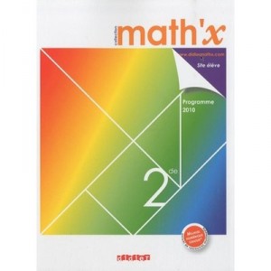 Math'x, 2nde , Manuel Petit Format (edition 2010) - J Chesne , H Gastin , M Guignard , D Guillemet , M Le Yaouanq
