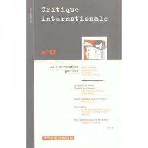 Revue Critique Internationale T.17, Les Discriminations Positives (edition Octobre 2002) - Revue Critique Internationale