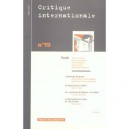Revue Critique Internationale T.19, Partir (edition Avril 2003) - Revue Critique Internationale
