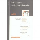 Revue Critique Internationale T.23, Vers Un Monde Postnational ? - Revue Critique Internationale