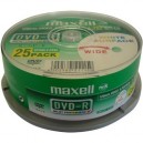 Support de stockage 16x Maxell - DVD-R 4,7 Go - 16X - Printable White Multi-Use - Spindle de 25 (4902580511159)