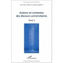 Acteurs Et Contextes Des Discours Universitaires T.2 - Jean-marc Defays , Annick Englebert