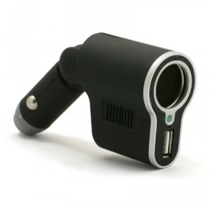 MCA - Adaptateur allume cigare-USB et allume cigare Chargeur de voiture / avion