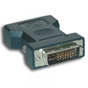 Mclsamar MCL Samar - Adaptateur vidéo - HD-15 (F) - DVI-I (M) - (159920) Adaptateur vidéo
