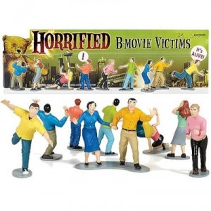 Accoutrements Victimes horreur film B jouent ensemble