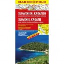 Slovenie, Croatie, Bosnie , Euro Carte Marco Polo - Collectif